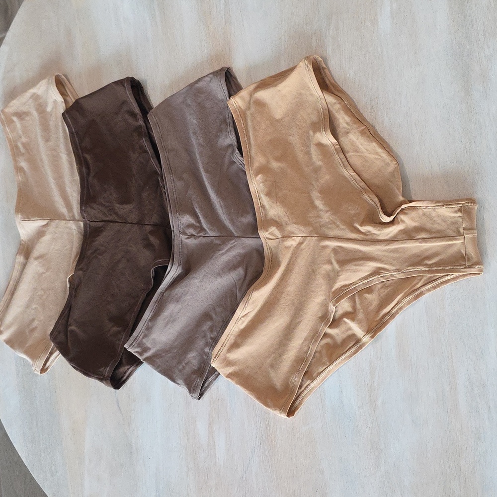 4pcs NWOT SKIMS FITS EVERYBODY HIPSTER/XL/ MICA, COCOA, UMBER, SIENNA - Picture 4 of 8